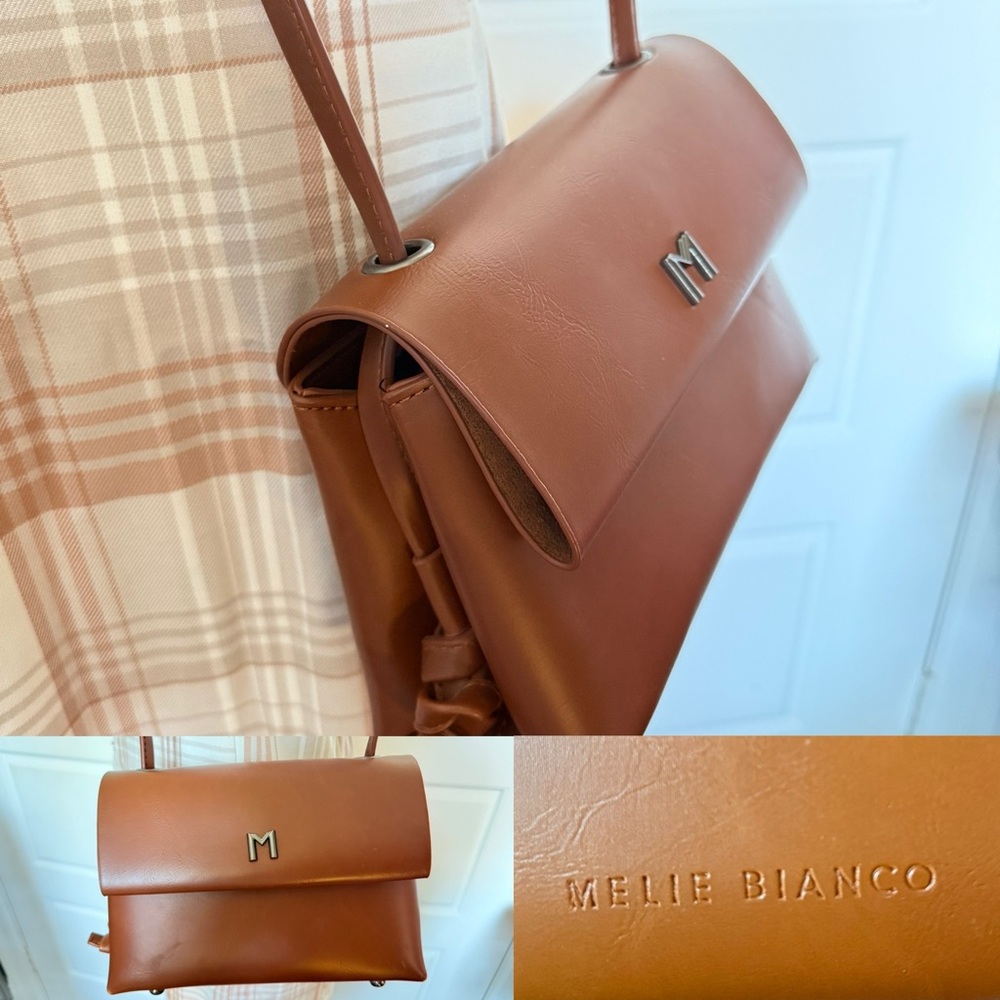 Melie Bianco Crossbody Bag with Logo Accent 🍁